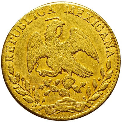 メキシコの8エスクード金貨