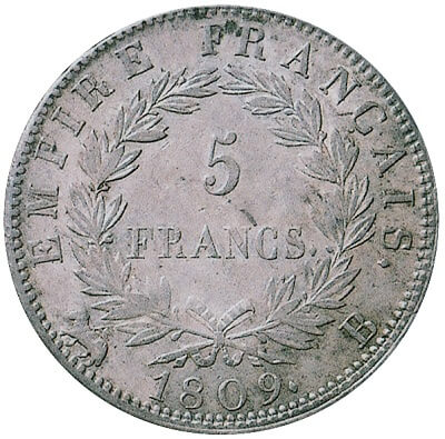 ナポレオン5フラン銀貨
