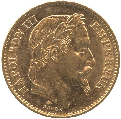 ナポレオン3世20フラン金貨