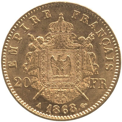 ナポレオン3世20フラン金貨
