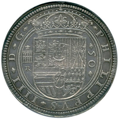 フェリペ4世の50レアル銀貨