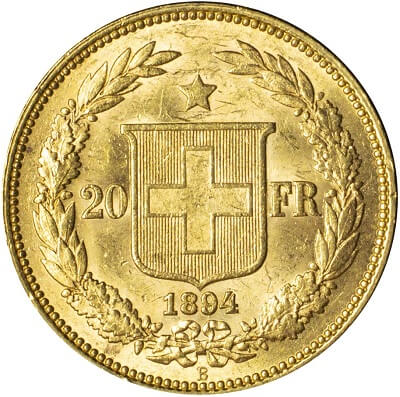 スイス20フラン金貨
